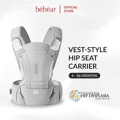 Bebear Dial Fit Hip Seat Carrier (Vest Style Hip Seat Carrier with Dial Adjustment)