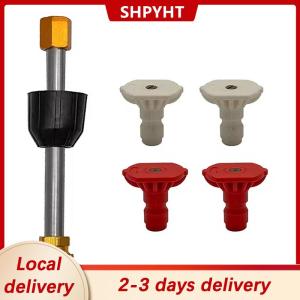 [COD] SHPYHT Local delivery Ship within 24 hours Outdoor Equipment Pressure Spray Lance Car Washing Nozzle Connector Adapter Car Washer Extension Effortless Installation