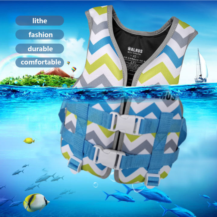 Children's Life Jacket Non-inflatable Portable Buoyancy Vest Kids ...