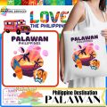 Palawan Philippines Destination Design High Quality Canvas tote bag Katsa. 