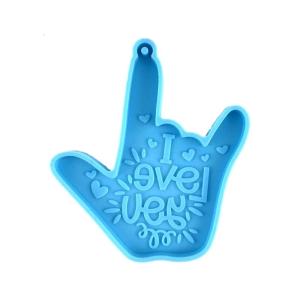 Various Symbols Ornaments Resin Casting Silicone Mold Woman Keychain Decorative Pendant Mold for DIY Crafts