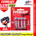 Eveready Super Heavy Duty AA AAA Csize Dsize 9V 1215 1212 1235 1222 1250 1050 1012 1015 Battery. 
