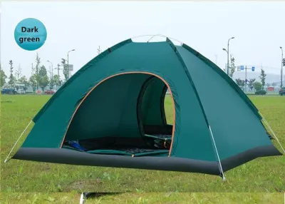 Automatic Open Tent Instant Portable Outdoor Beach Tent Hiking Family Camp Anti UV 3-4 Persons Camping Tent Waterproof O
