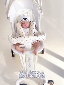 Dây đeo xe đẩy Bìa tấm lót đai đeo an toàn đệm thoải mái dây đeo vai tay vịn Pad cho trẻ em pram Đai ghế an toàn đệm tay vịn