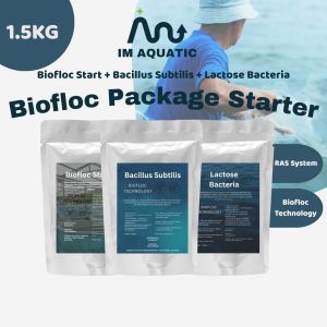 IM AQUATIC Biofloc Package Starter | Biofloc Starter + Bacillus Subtilis + Lactose Bacteria