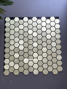 Tấm dán tường mosaic G7INOX12 ốp tường sân thượng ngoại thất sân vườn khu thương mại phòng khách phòng ngủ phòng bếp mang nét mộc mạc nhã nhặn chịu nhiệt tốt độ bền cao hàng sẵn giá rẻ