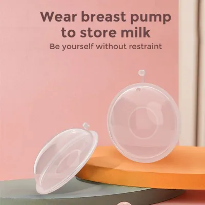 Horigen Wearable Milk Collector Silicone Breast One Set Portable Nursing Cup for Breastfeeding mom