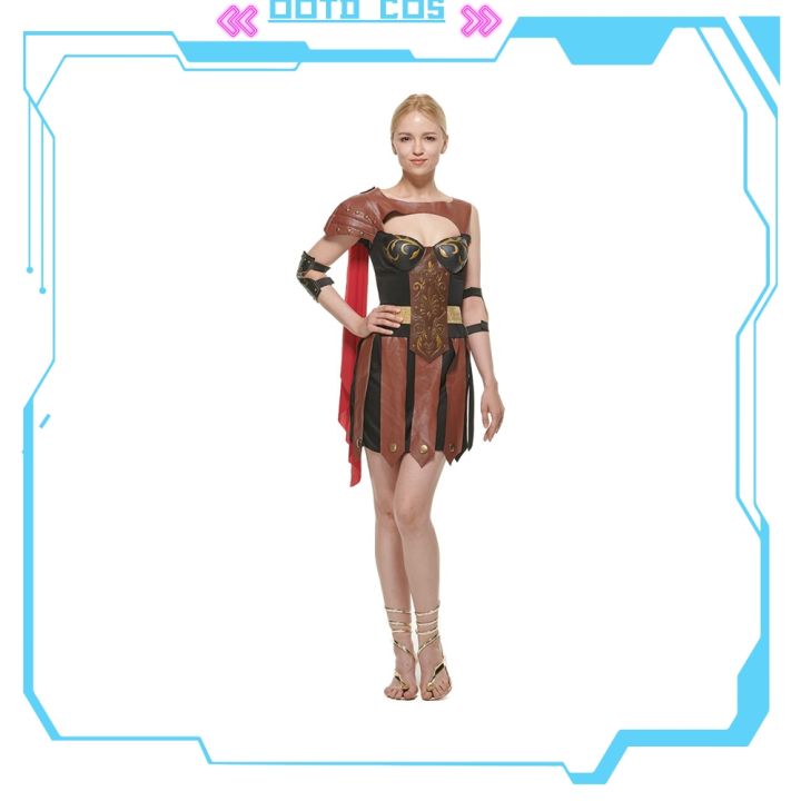 Limited Time Only OOTD COS Women Gladiator Costume Roman Warrior Halloween Fancy Dress On Lazada PH