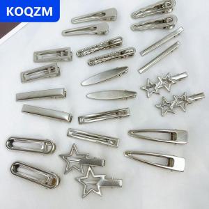 [COD] KOQZM 8pcs Cô Gái Tóc pins bạc kim loại Duckbill Clip phụ nữ tóc Clips Side bangs phụ nữ phụ nữ barrettes tóc phụ kiện