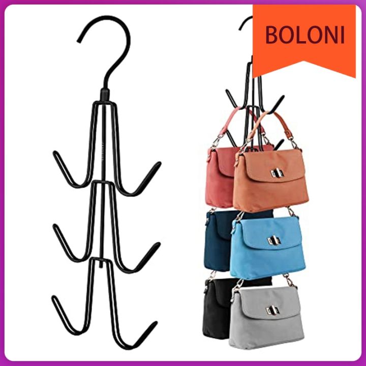 Purse Hanger Organizer for Closet Metal Handbag Storage Hook Backpack Rack  Space Saving Hanger Lazada PH