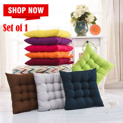 1PC. Soft Square Cushion Chair Pad Pillow for Home Office Multiccolor Lazada PH