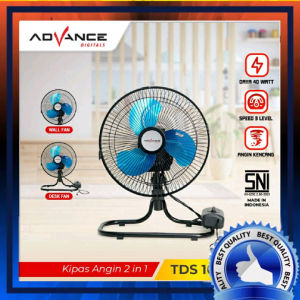 Kipas Angin Advance TDS10 Kipas Angin Dinding Meja 10 Inch Hemat Listrik Kipas Tornado Besi Garansi 1 Tahun