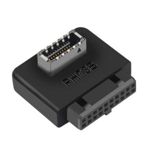 USB Front Panel Adapter Vertical USB Header Adapter USB 3.1 TypeE to USB3.0 19/20Pin Header Converters for Type C