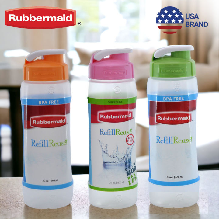 Rubbermaid 3161-AP Chug Bottle 600 ML / 20 oz Hydration Tumbler Water Bottle