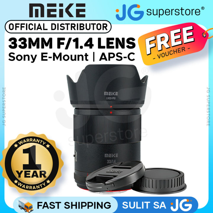 Meike 33mm Sony E-Mount Autofocus Prime Lens with APS-C Format (50mm  Full-Frame Equivalent) 55mm Filter Size for ZV-E10, ZV-E1, A6700, A6300, 
