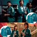 [LXYH-COSER KING] Korean television Squid game jacket T-shirt sportswear cosplay anime fancy costume. 