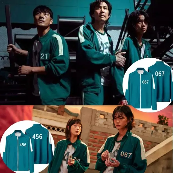 %5BLXYH-COSER%20KING%5D%20Korean%20television%20Squid%20game%20jacket%20T-shirt%20sportswear%20cosplay%20anime%20fancy%20costume%20-%20Image%203