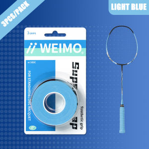 [COD] 3pcs Pack Badminton Hand Rubber Wrap Around Handle With Anti-Slip Sweatband Grip Handle Leather Badminton Hand Rubber