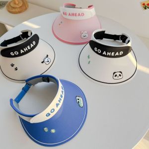 SI958 ชุดสัตว์ต่างๆ หมวกกันแดดด้านบนเปิดโล่ง ฤดูร้อนฤดูร้อนฤดูร้อน น่ารักน่ารักๆ หมวกหมวกแก็ป ลำลองแบบสบายๆ ป้องกันรังสียูวี หมวกกันแดดกันลม เด็กๆเด็กๆ