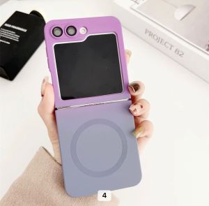 Case magnetic warna samsung z flip 3 4 5 6 7 soft case magsafe mewah keren terbaru