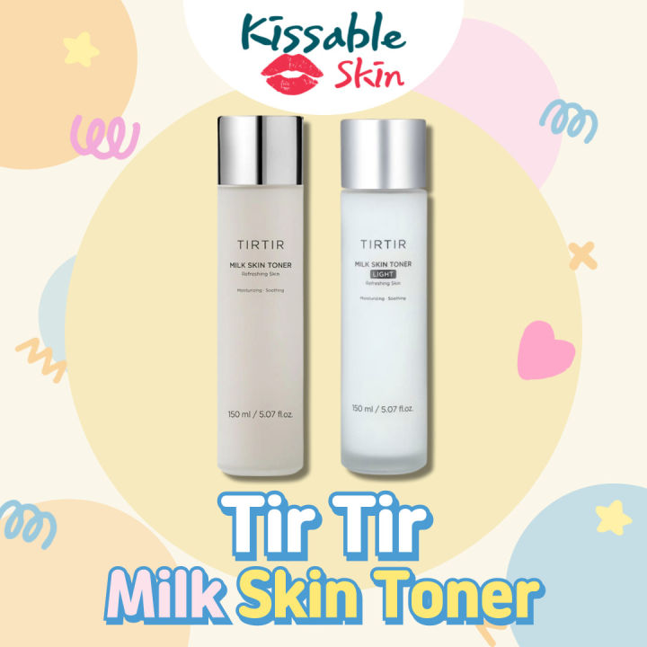 Tir Milk Skin Toner / Light 20ml 150ml facial skin moisturizing brightening Korean serum tirtir viral foundation