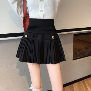 Chân Váy Nữ Dáng Ngắn Xếp Ly Phối 2 Nắp Túi Giả Cực Chất - LCXV73