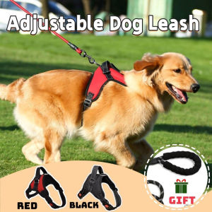 Adjustable Dog Harness Soft Vest Harness Medium and Large Dog Pet Harness with Leash