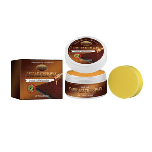 JAYSUING Car Seat Leather Wax Leather Shoes Polish Glazing Wax for leather renovation sofa car seat Car Care Kit oil Leather Skin Repair Tool Auto Seat Sofa Wax Scratch Cracks Restoration Polish Glazing Wax