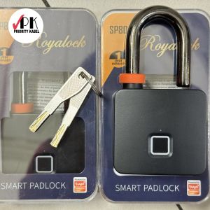 PREMIUM! Smart Fingerprint Padlock SP-800 Fingerprint Sidik Jari Pintar Via APP Aplikasi + Kunci Manual Extra Super Aman Gembok versi TERBAIK Paling Kuat Kokoh Tahan Banting Daily Use Kunci Pintu Gudang Rumah Kosan Apartemen Pagar Lemari Sepeda Mobil Box