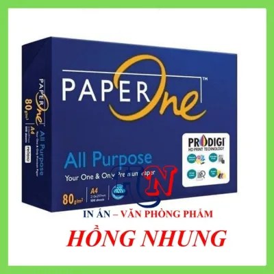 [ Hàng Giấy Thùng] Giấy In Paper One Khổ A4 Định Lượng 80 Gsm Số Lượng 500 Tờ Giúp Bạn In Ấn Không Bị Kẹt Giấy