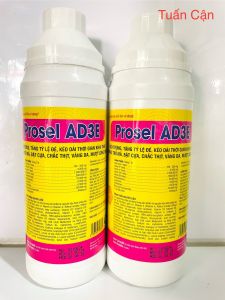 Daeyong Prosel AD3E ( 1 Lít ) Mượt lông đẹp mã bung lông bật cựa nở ức dày lườn đẻ sai đẻ bền dùng trong Thú Y