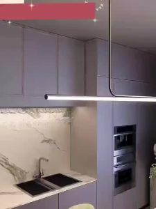 IGDL 2023 lampu bilik makan baru malis jalur panjang led lampu loket moden meja makan chandelier bar kreatif kaunter restoran lampu gantung lampu