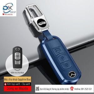 Ốp chìa khóa hợp kim nhôm cao cấp tất cả dòng xe mazda:  m2m3m6 CX5 CX8CX9 CX3 CX30