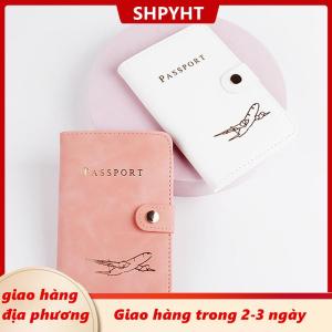 [COD] SHPYHT Giao hàng địa phương Ví đựng hộ chiếu chống nước Bao da PU du lịch Ví đựng thẻ tín dụng Đẹp mắt Sổ hộ chiếu dành cho nữ nam Bìa hộ chiếu