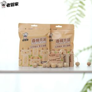 Old Butler Natural Camphor Wood Sticks & Balls Moth Repellent Moisture Absorber Fragrance Wood for Wardrobe Shoe Cabinet Book Drawer Car