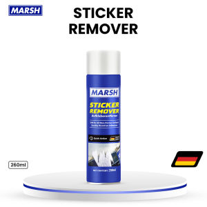 Marsh Sticker Remover 260ml - Effortless Cleaning Zero Residue Safe for All Non-Porous Surfaces Strong Penetration Sticky mess disappear Satisfying Cleaning Solution Easy Clean Surface Instantly