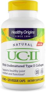 Healthy UC-II 40 mg (Undenatured Type II Collagen Non-GMO Gluten Free Joint Support) 60 Veggie Caps