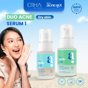 ERHA Acneact Serum Wajah Jerawat 2 Pcs - Post Acne Blemish Anti Acne Serum Untuk Kulit Berjerawat