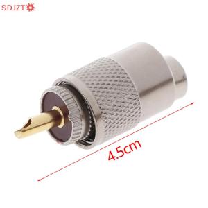 🚚【Local Express Delivery】🚚 1PCS UHF PL259 Male Plug Straight Solder Connector Adapter for RG8U RG58-3