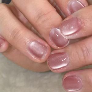 24Pcs Glitters Cats Eye Press on Nail Square Fake Nail Full Cover Glues on Nail Acrylic Artificial Nail Stick on Nail