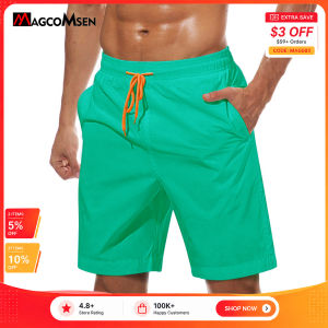 MAGCOMSEN Quần bơi nam Nhanh khô Quần short đi biển Lưới lót dây rút Thun thắt lưng Quần short bơi có 3 túi2026