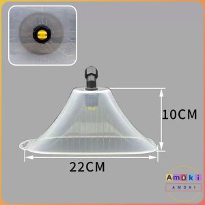Amoki Misting Spray Nozzles Windproof Plastic High Pressure Misting Nozzle with Hood Sector
