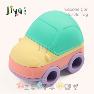 JIYU [JB-018] Silicone Car Puzzle Toy  / Mainan Puzzle Mobil BPA FREE