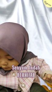 Pasmina Instan Anak Bergo Anak Bayi Jersey (Cila) Simpel dan Praktis