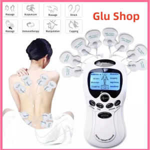 Electronic Pulse Massager 8 Modes Tens EMS Acupuncture Digital Massage Machine Electrical Muscle Stimulator เครื่องนวดชีพจรอิเล็กทรอนิกส์ความถี่ต่ำกายภาพบำบัด 8 โหมดสิบ EMS การฝังเข็มเครื่องนวดดิจิตอลเครื่องกระตุ้นกล้ามเนื้อไฟฟ้าสำหรับอาการปวดหลั