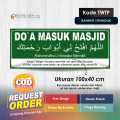 SPANDUK BANNER TEMPAT WUDHU KODE TWTP HIJAU. 