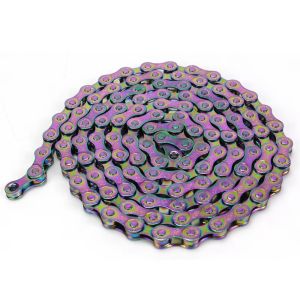 DLC03 6/7/8 Speed Bicycles Chain Rainbow Color Ride Accessories Cycling Chains Durable Rust-proof Bike Chain MTB/BMX