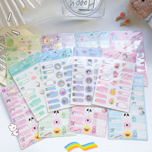 COD STICKER LABEL BISA UNTUK TULIS NAMA MOTIF DAN KARAKER UNIK LUCU / STICKER LABEL NAMA ANTI AIR