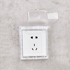 Wall Socket Waterproof Box Plate Switch Protection Cover Outdoor Socket Box Cover Protector