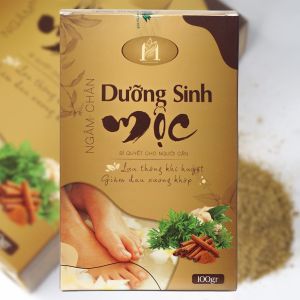 Thảo dược ngâm chân Dưỡng Sinh Mộc giúp giảm đau nhức thải độc ngủ ngon ( Hộp 100g - 10 gói ) - Eva Maria Shop